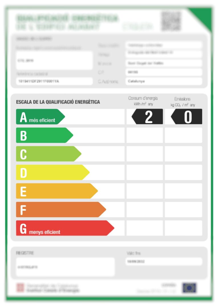 certificat energètic girona